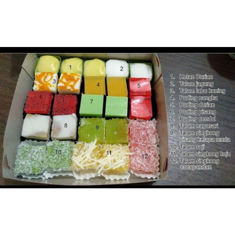 

TERLARIS!! DESSERT MIX ISI 25