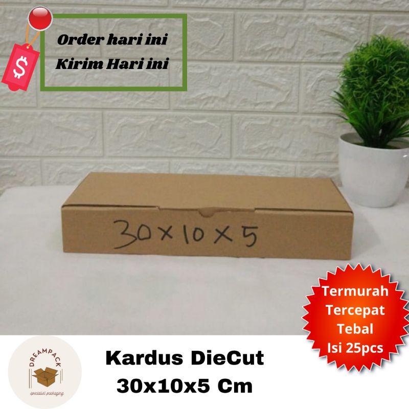 

KARDUS BOX/KARDUS PACKING/DUS BOX/DIE CUT 30X10X5 CM