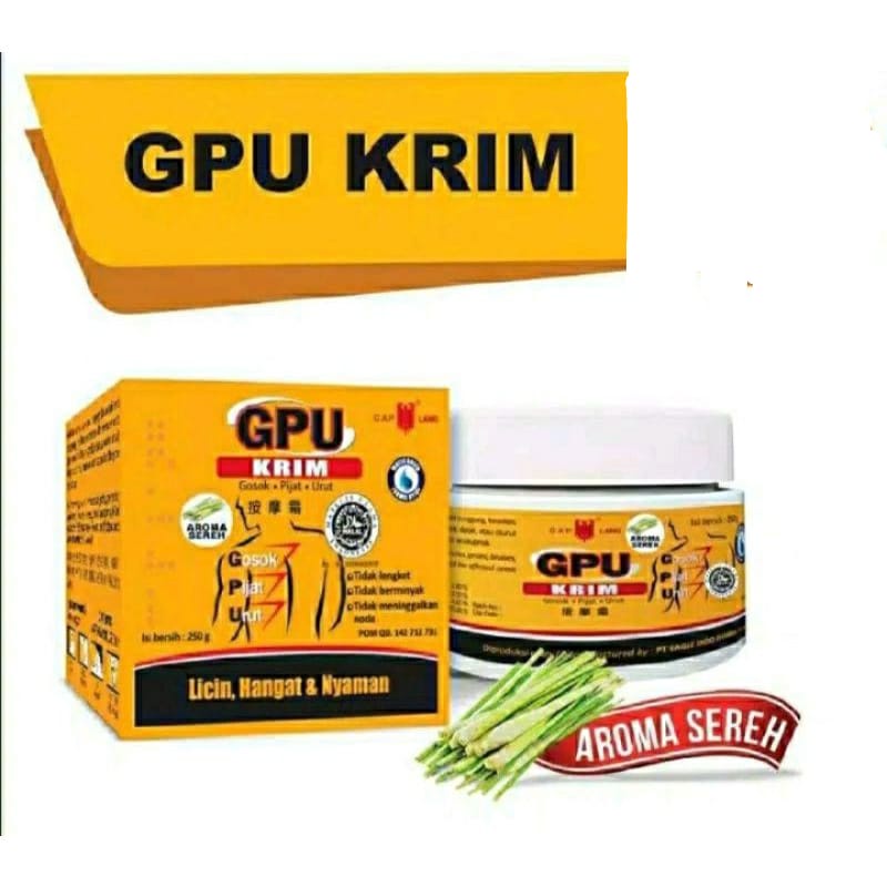 GPU CREAM CAPLANG 60GR| 150GR| 250GR ~ ORIGINAL 100%