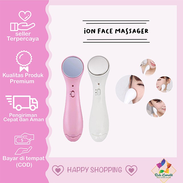 ❤ RATU ❤ Alat Setrika Wajah | Ion Face Massager | Skin Massage