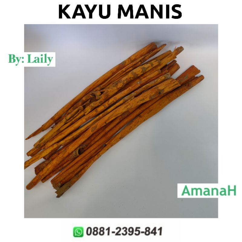 

Kayu Manis Kering Asli 100 gr / Cinnamon