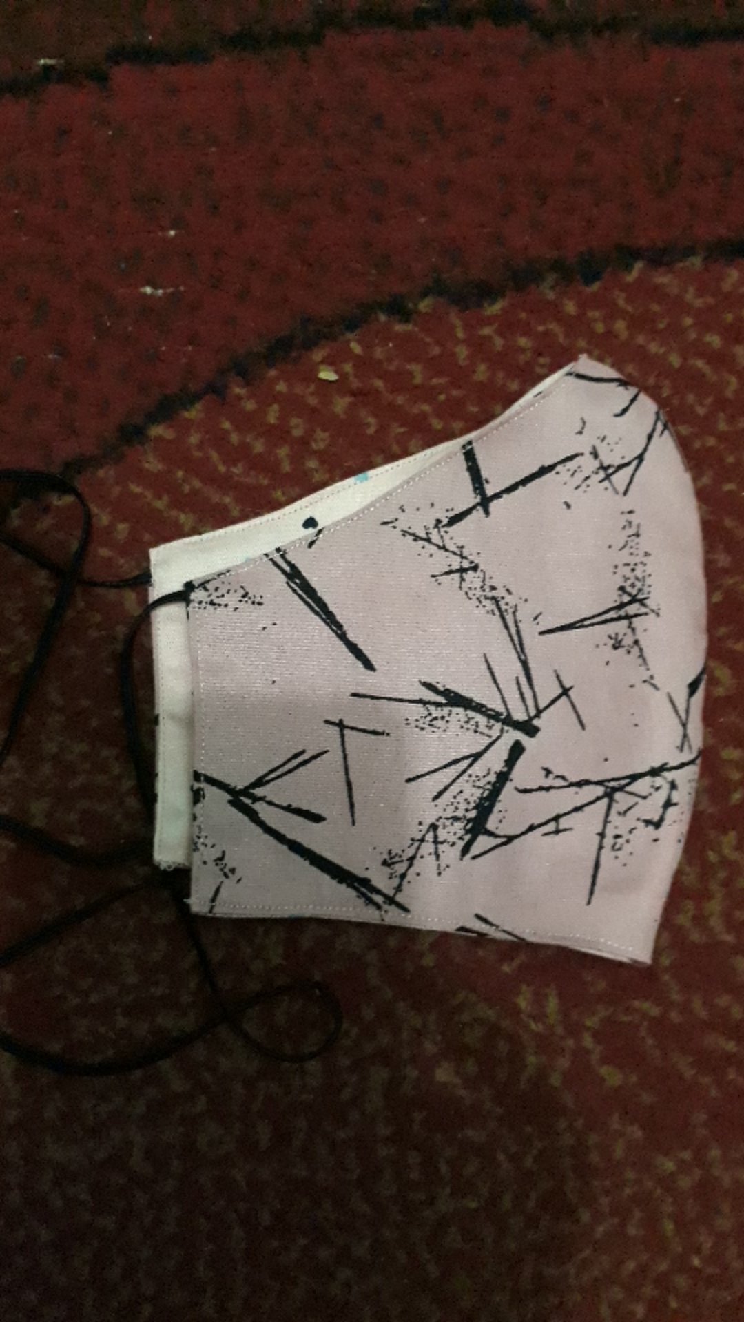 Masker Kain Katun Jepang Dewasa 2 Motif Bulak Balik Lucu Headloop