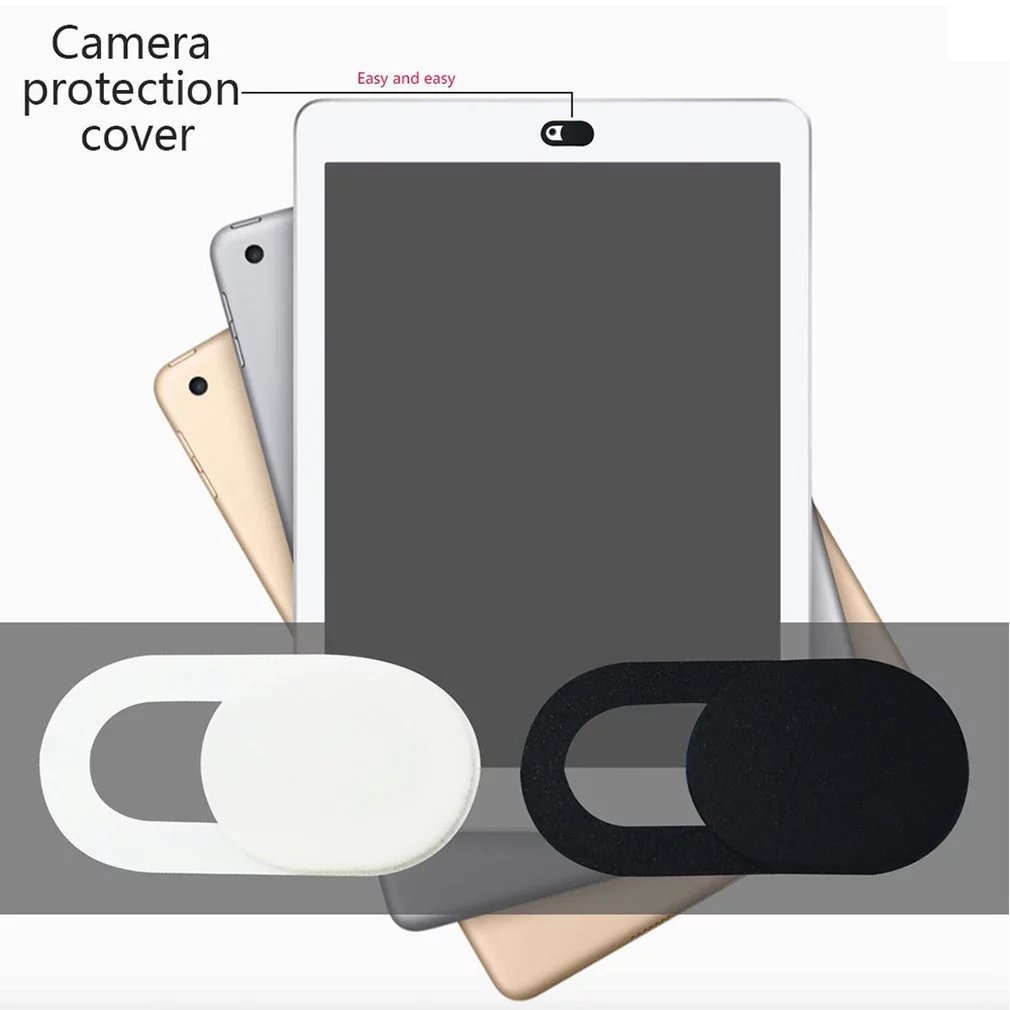 1Pc Universal Webcam Magnet Slider ABS Cover / Anti-Spy Phone Camera Cover Sliding Sticker / Plastic Laptop iPad PC Macbook Tablet Lens Protection
