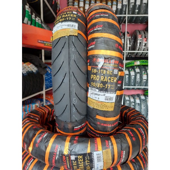 SWALLOW PRO RACER 90/80-17, 100/70-17  SOFT COMPOUND