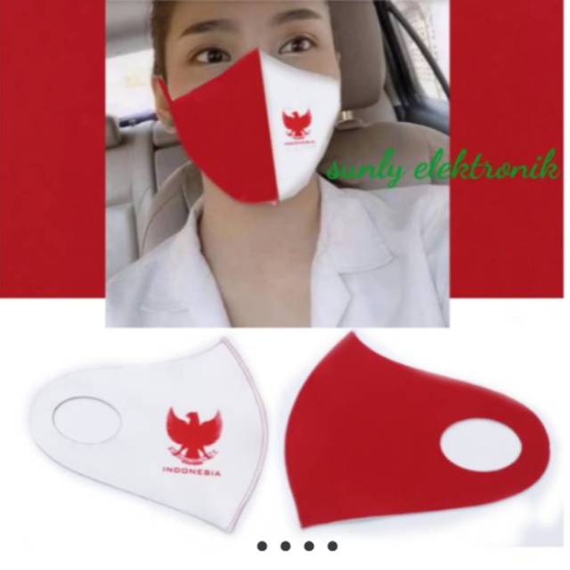 masker merah putih garuda