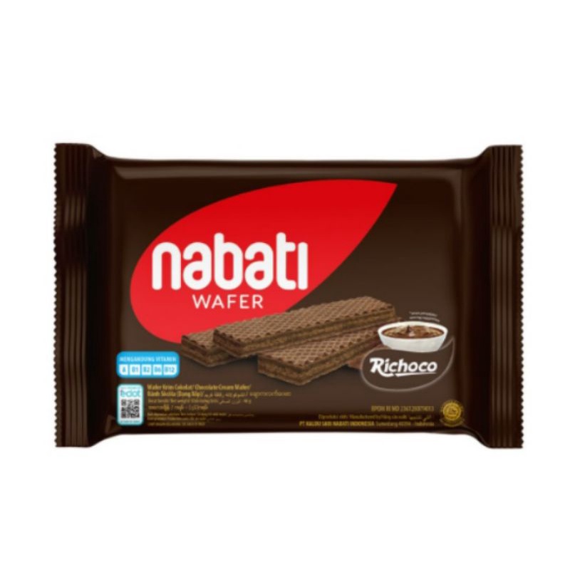 NABATI WAFER REGULAR 42G VARIAN RASA RICHEESE RICHOCO KEJU COKLAT WHITE PINK LAVA BLACK KLAPA VITACREAM VIRAL MURAH