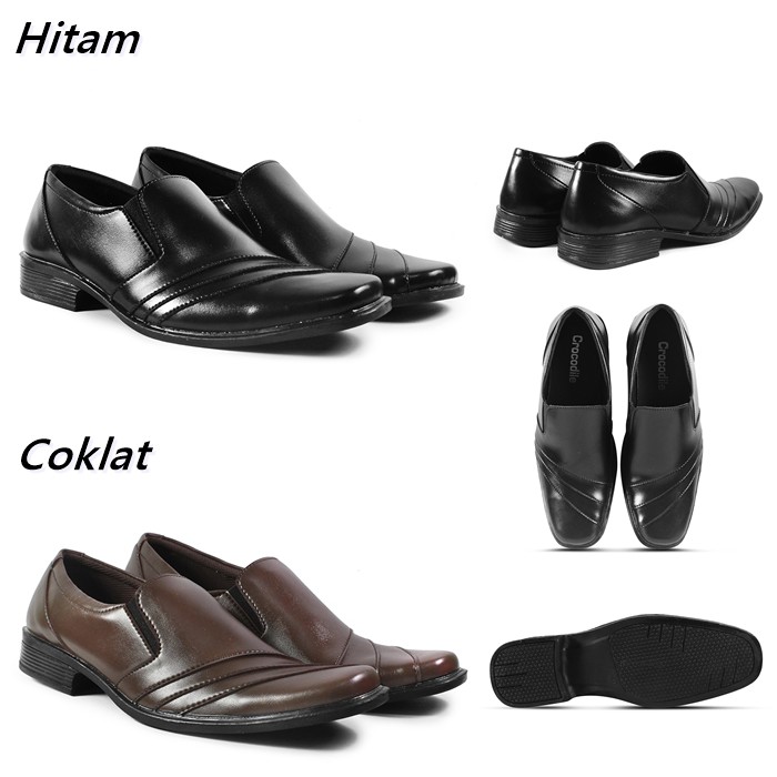 BIG SALE !! Sepatu Casual Formal Pria Pantofel Series Kulit Sintetis Kerja Kantor Murah