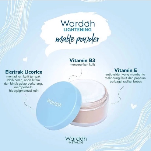 Bedak wardah lightening matte powder no 1 2 3 4 wardah light beige,   beige