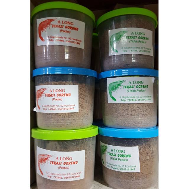 

Terasi Goreng siap saji toko Along Pontianak