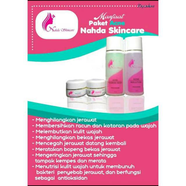 NAHDA SKINCARE Paket Acne Glowing / Nahda Skincare paket jerawat