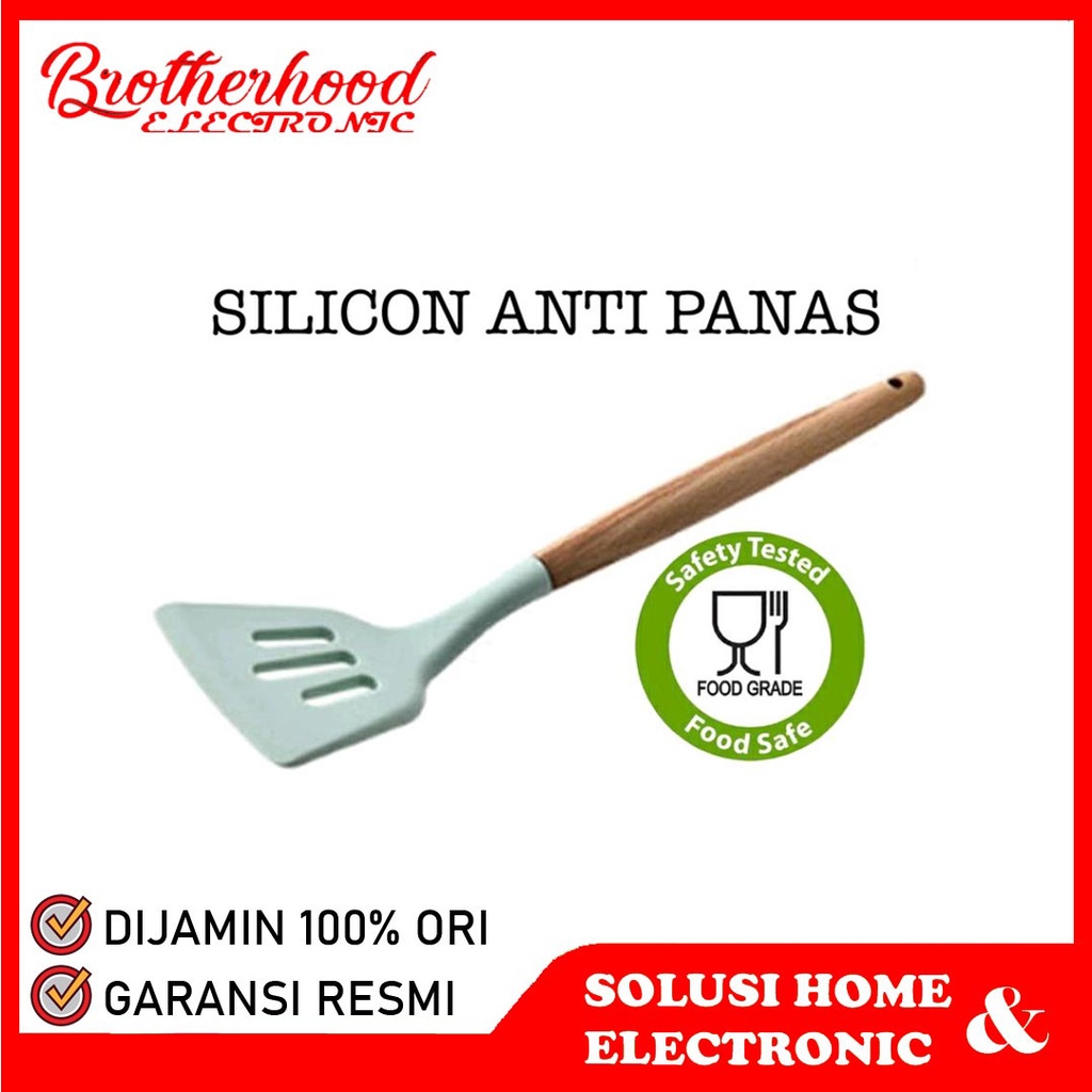 AMBER Spatula Sutil Sodet Capitan Jepitan Scraper Whisk Sendok Utensil Centong Alat Masak Dapur-3
