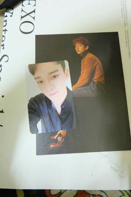 EXO For Life + Chen PC & Baekhyun postcard