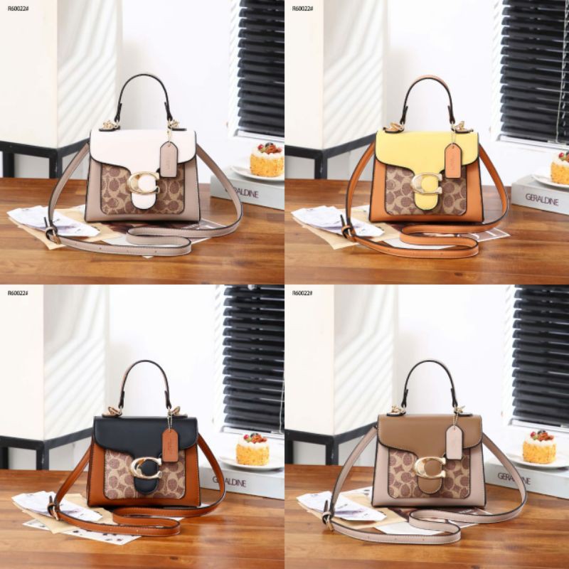 TAS COACH TABBY TOP HANDLE COLORBLOCK R60022 SEMIPREMIUM