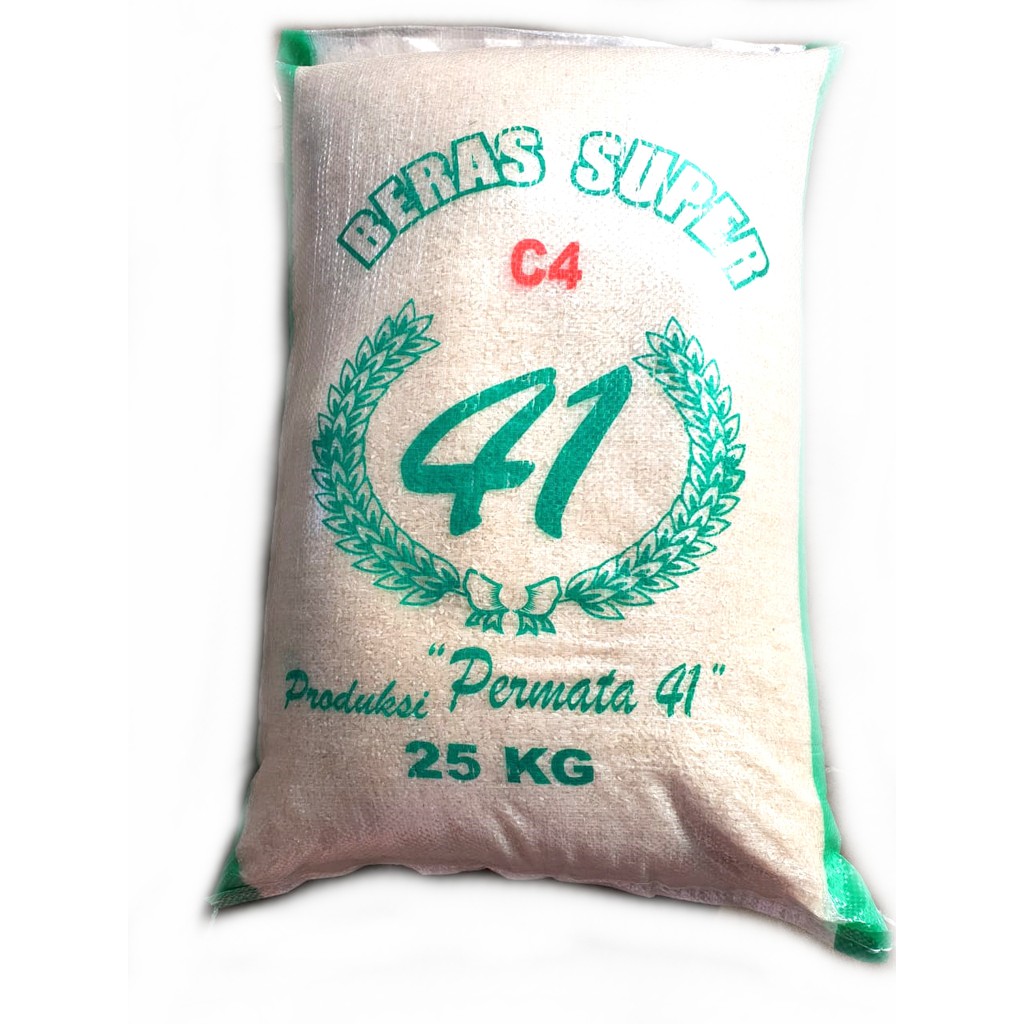 

beras C4 41 super kemasan 25 kg sembako murah