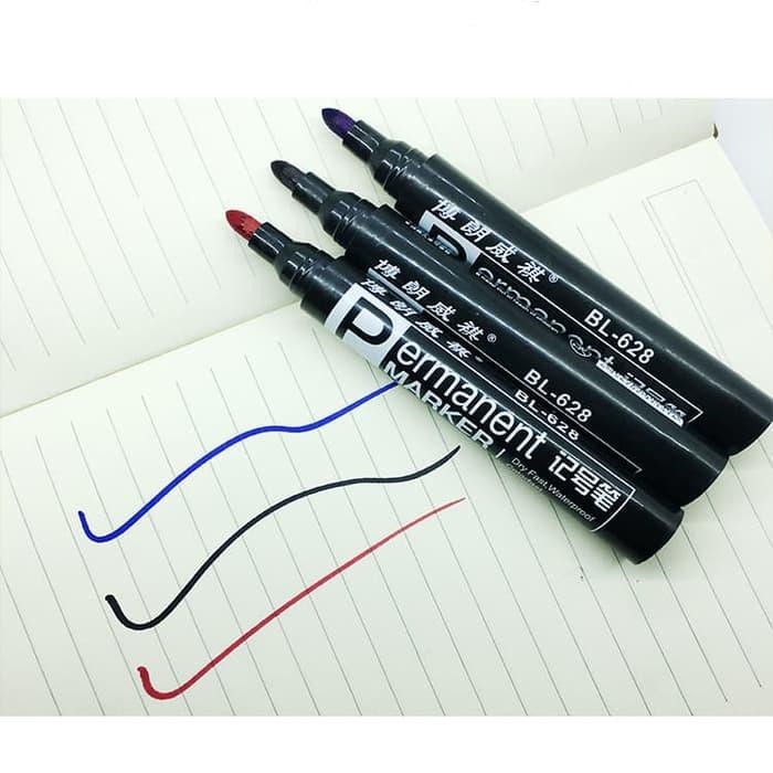 

Spidol Permanent Marker Waterproof Dry Fast BL-628 LBAG