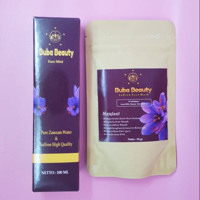 PROMO Paket Saffron Face Mist & Saffron Face Mask