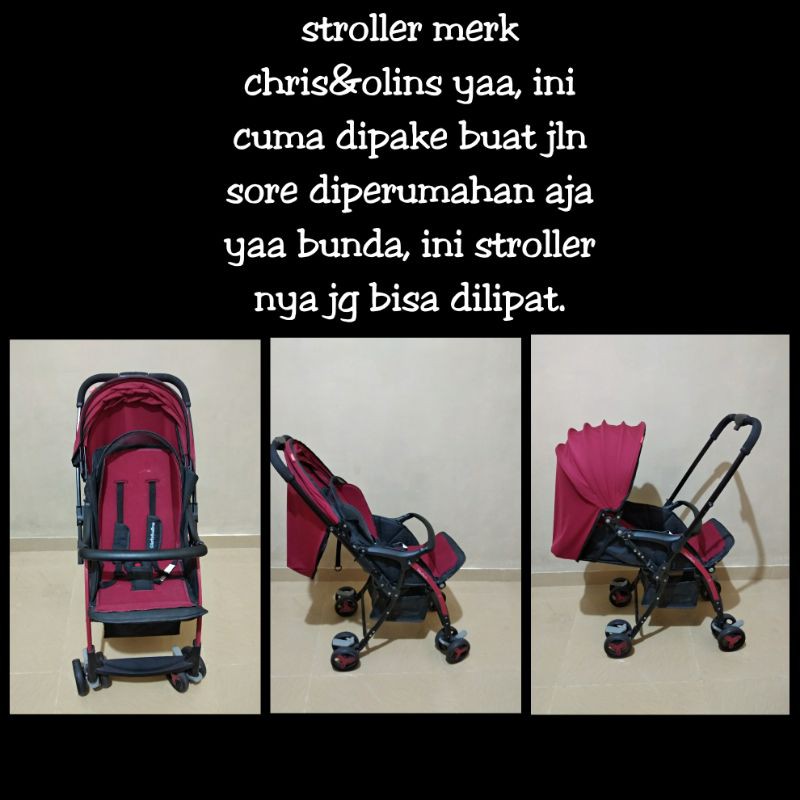 preloved stroller Chris & olins