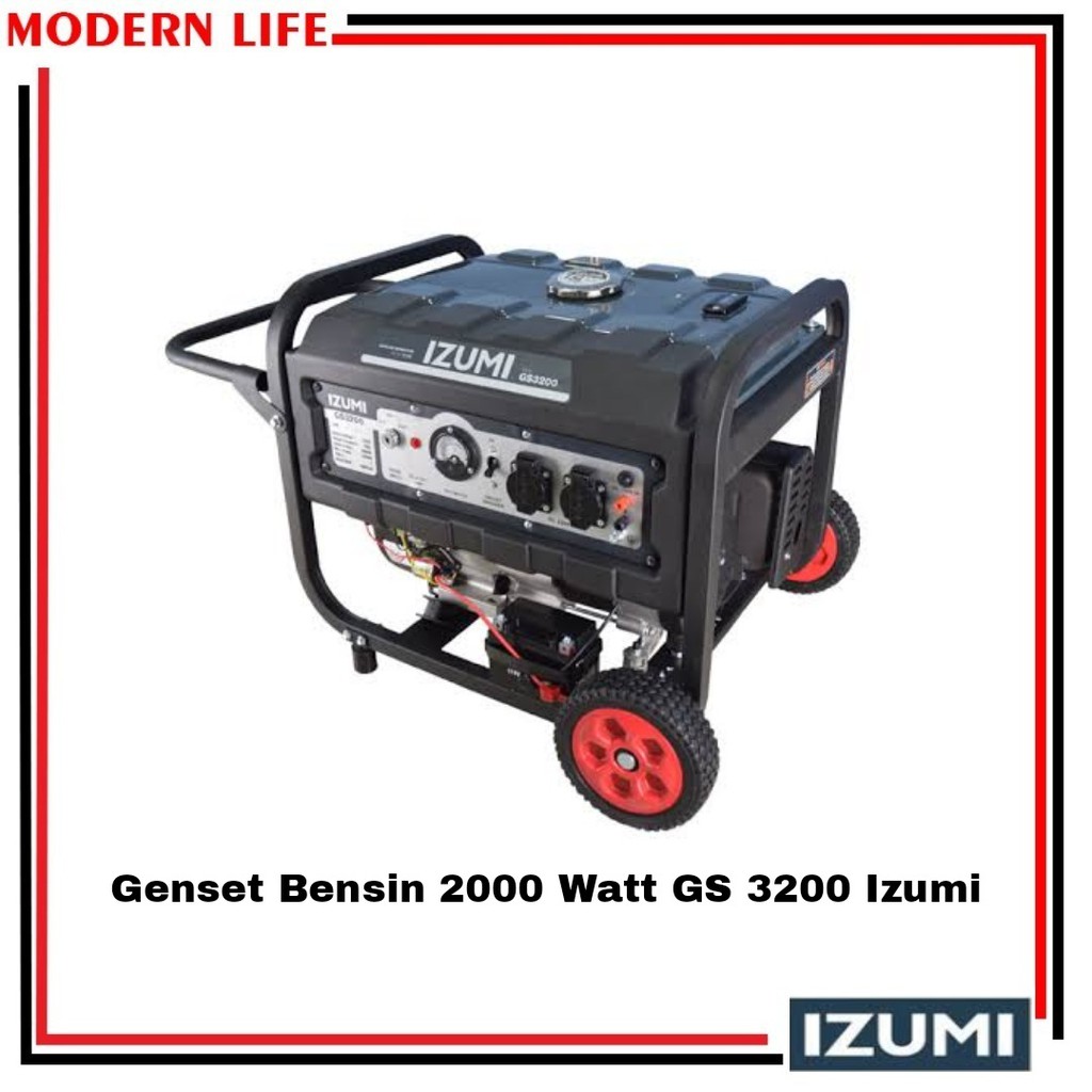 IZUMI GS-3200 GENSET BENSIN 2000 WATT (Generator Listrik) GS-3200