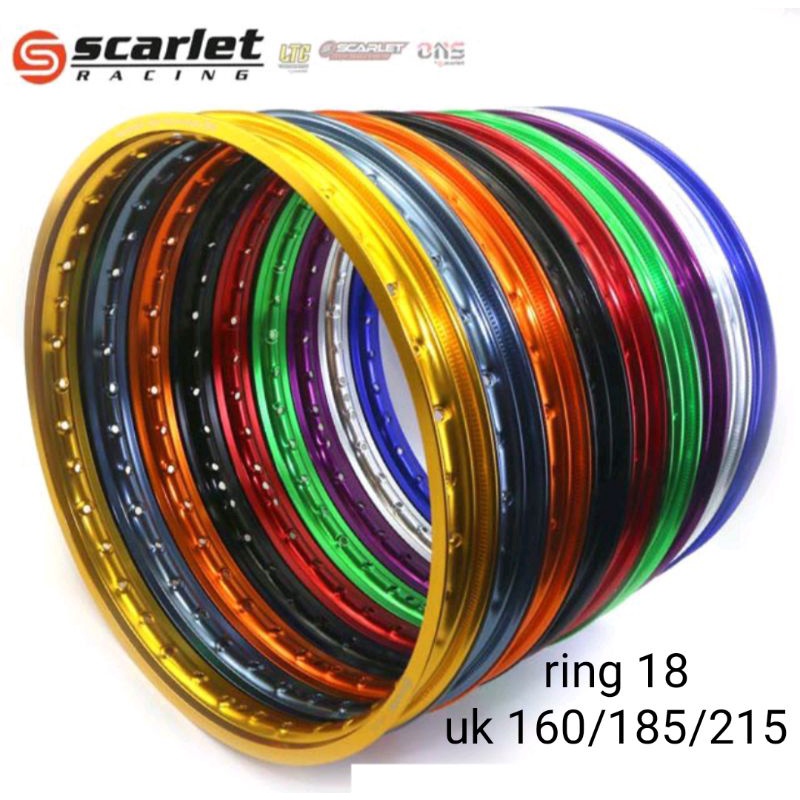 Jual Velg Pelek Veleg Jari Aloy Scarlet Ring Uk Universal Rxking Harga Pcs