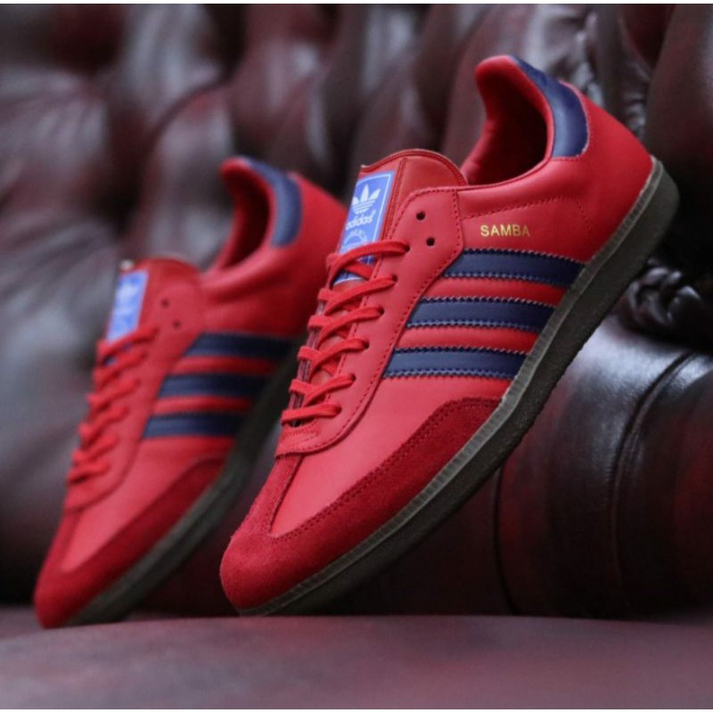 Adidas samba red navy original BNWB