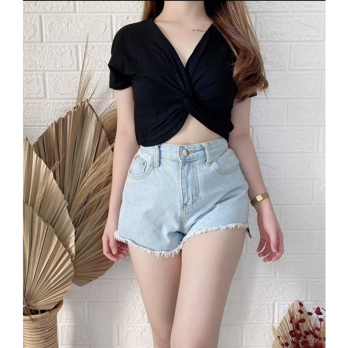 Crop Top Luna/ Crop Top Wanita/AURORA CLOTHING