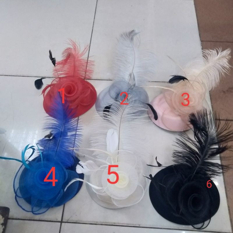 Topi Fascinator Robinhud KD800-Headpiece Pesta