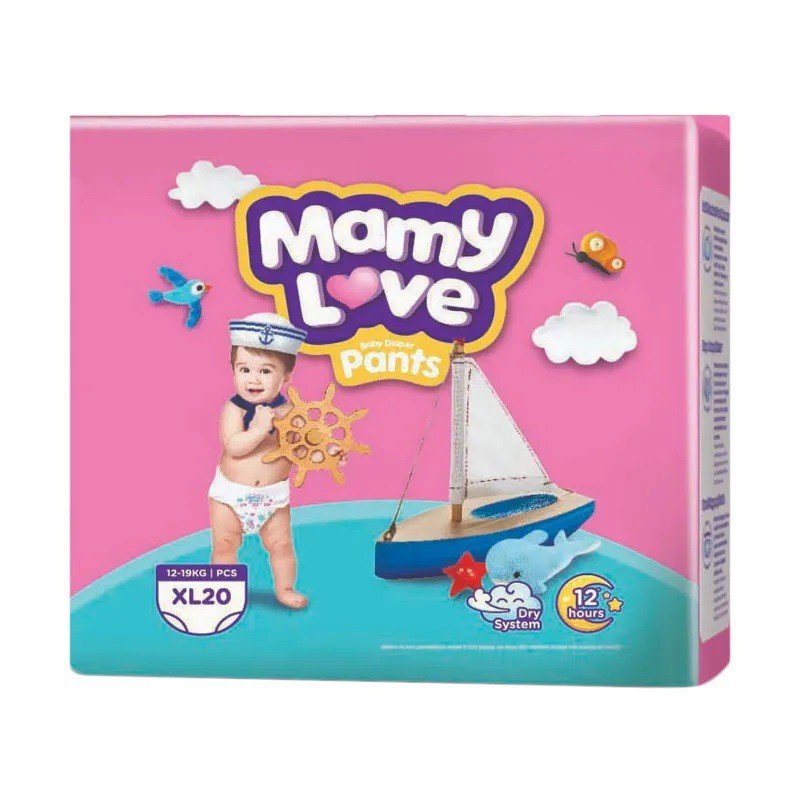 Mamy Love Pants Baby XL 20 Pcs