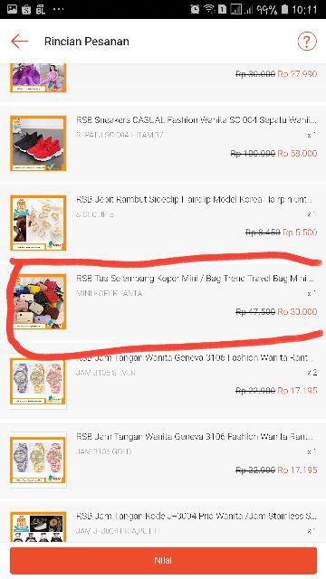 RSB Tas  Selempang  Koper Mini Bag Trend Travel Bag Mini 