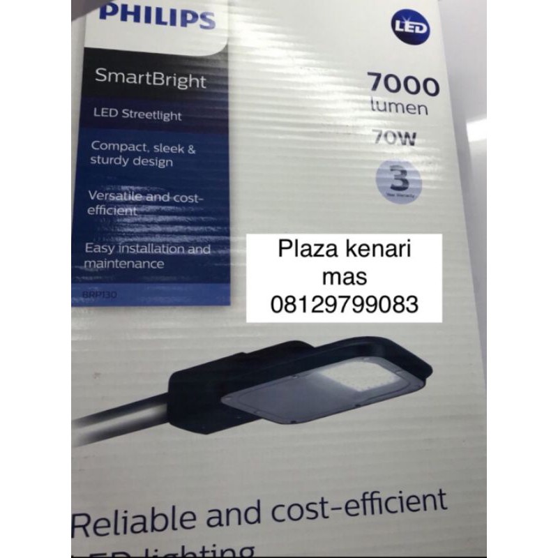 lampu jalan led philips BRP130 70w 100w 140w 140 100 70 watt brp 131 brp132 pju led