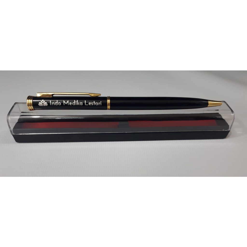 Pulpen Metal Custom + Box