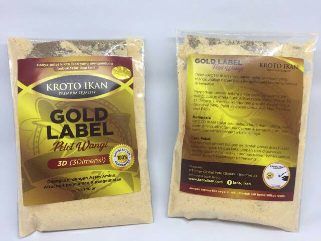 Pelet Wangi 3D - Gold Label dr Kroto Ikan