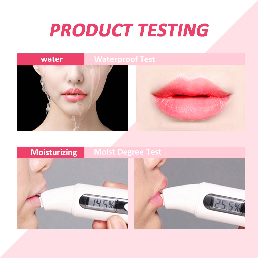 ALNECE Lip Oil Transparan Tidak Berwarna Transparan Lip Moisturizing Liquid Melembabkan Bibir