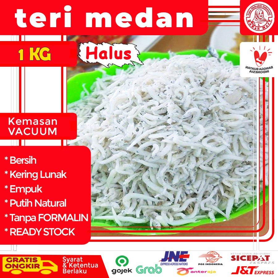 

Teri Medan | Teri Nasi Halus Sehat Lezat Alami Tanpa Pengawet 1 Kg
