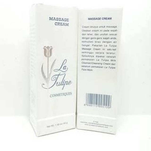 LA TULIPE Massage Cream Tersedia 45g dan 250g