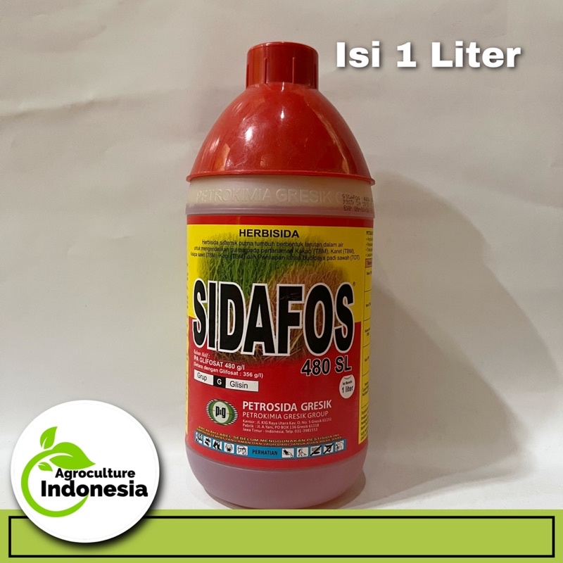 Herbisida Sidafos 480 SL 1 Liter Obat Pembasmi Rumput