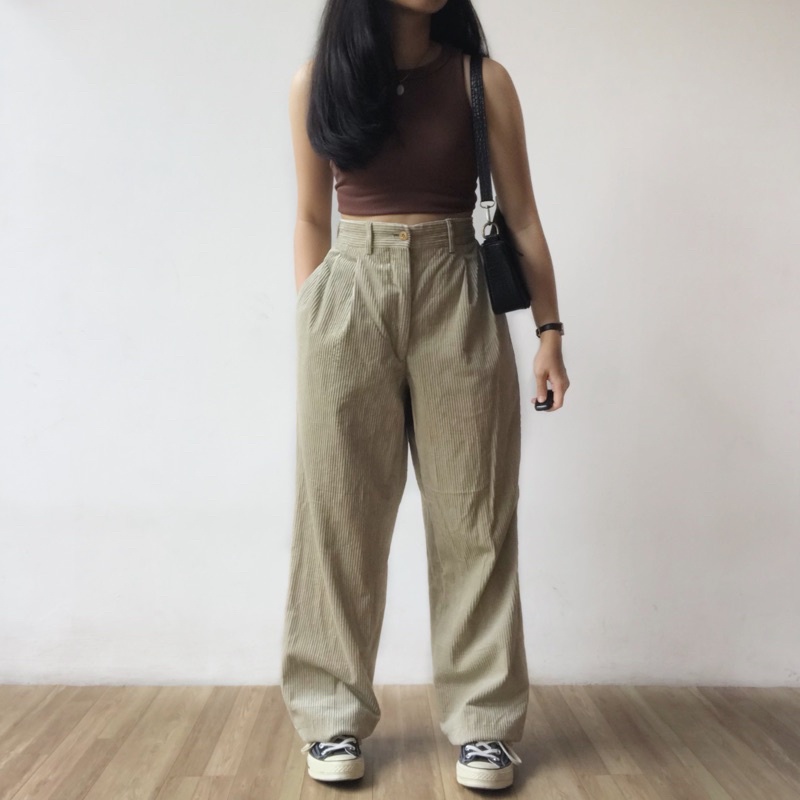 Barbiche Soft Army Corduroy Pants