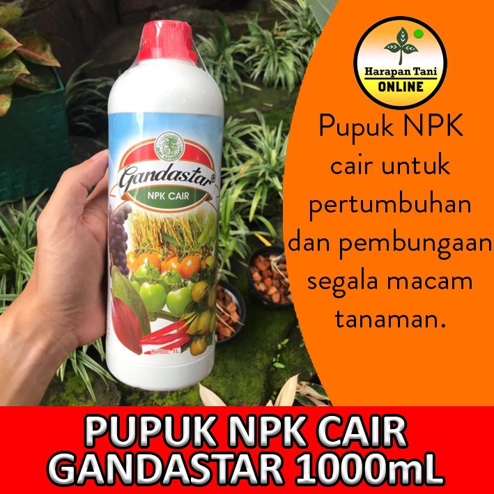 Gandastar 1000mL | NPK Cair | Pupuk Segala Macam Tanaman
