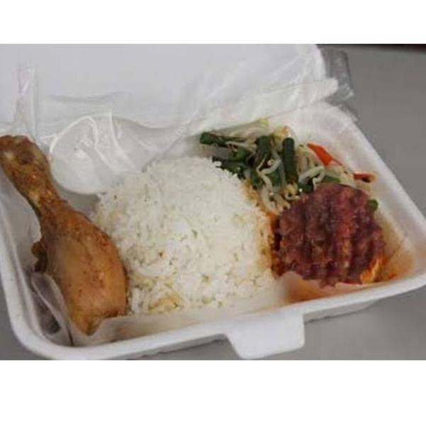 

【flashϟsale】 Nasi paket hemat ayam halal, higienis dan murah