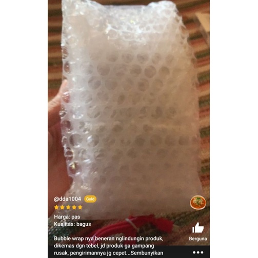 PACKING BUBBLE WRAP LEBIH AMAN, TIDAK DIJUAL SENDIRI