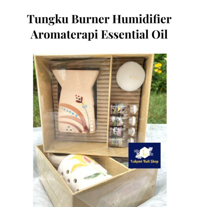 Tungku Burner Humidifier Aromaterapi  Essential Oil Pengharum Ruangan