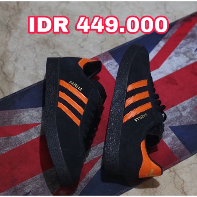 ADIDAS GAZELLE OG BLACK ORANGE