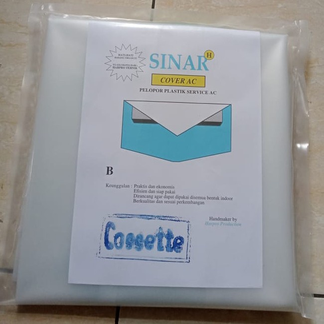 Cover Ac Plastik Cuci Ac Cassette