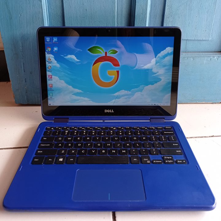 Dell Inspiron 11 3168 Flip Convertible Touchscreen Layar Sentuh Slim Tipis Warna Unggu purple Netboo