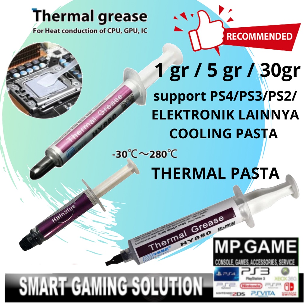 Pasta Pendingin/ Coolong Pasta/ Thermal Pasta untuk PC/ PS3/PS4/ Laptop Bestseller