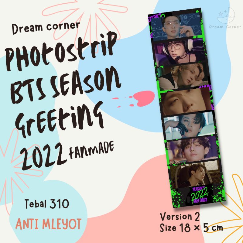 BTS SEASON GREETING 2022 PHOTOSTRIP | FANMADE