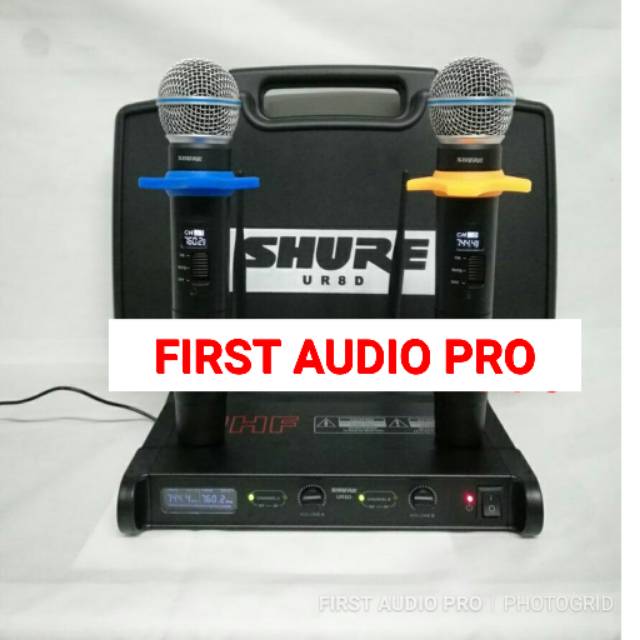 MIC WIRELESS SHURE UR 8D BLACK EDITION HANDELD