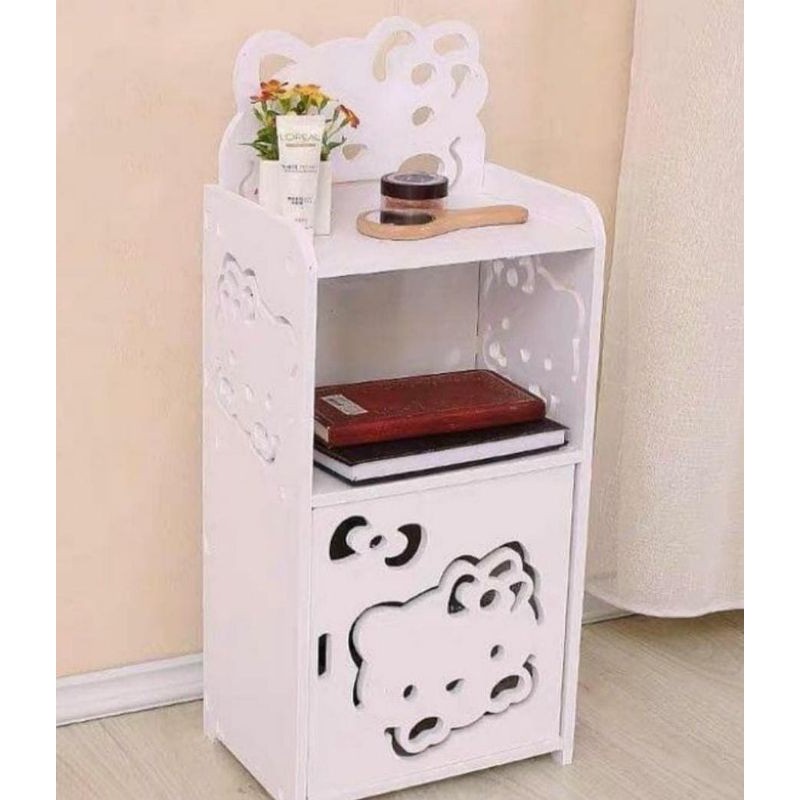 MEJA SHABBY HELLO KITTY - RAK BUKU HELLOKITTY