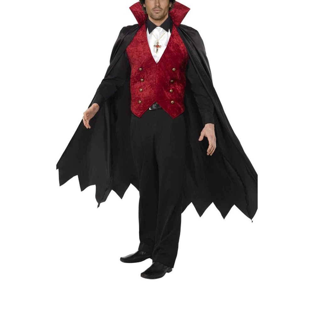 Jual Free Ongkir Mens Vampire Costumes Adult Europe Gothic Vampire Cosplay  Outfit For Halloween Party Indonesia|Shopee Indonesia