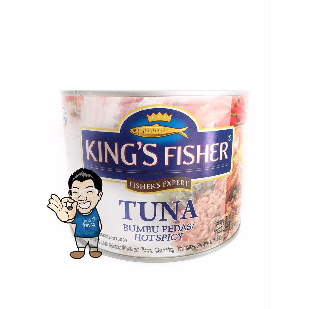 

King's Fisher Tuna In Canned- Daging Tuna Kaleng 1800g