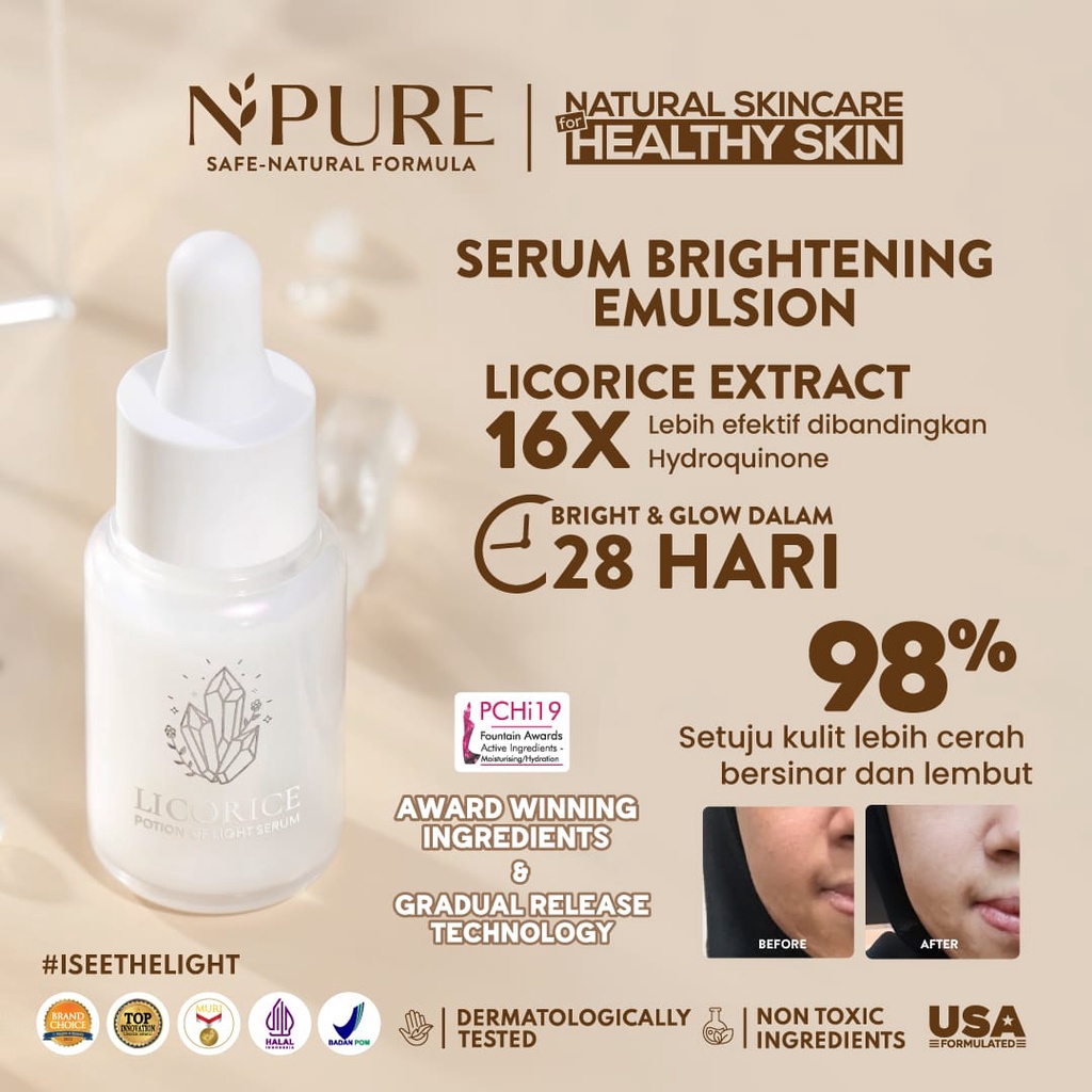 NPURE LICORICE POTION OF LIGHT SERUM 20ML